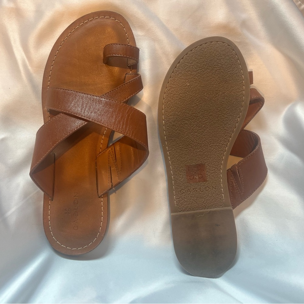 Strappy leather sandals
